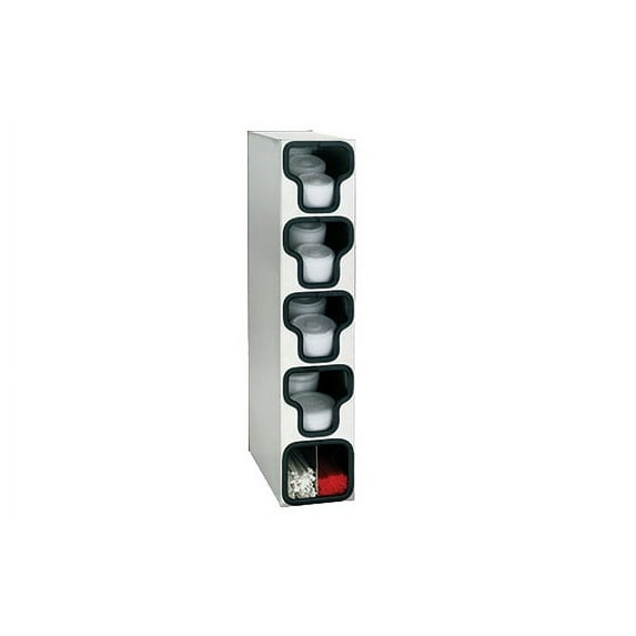 Dispense-Rite Lid Straw Organizer 4 section - TLO-4SS