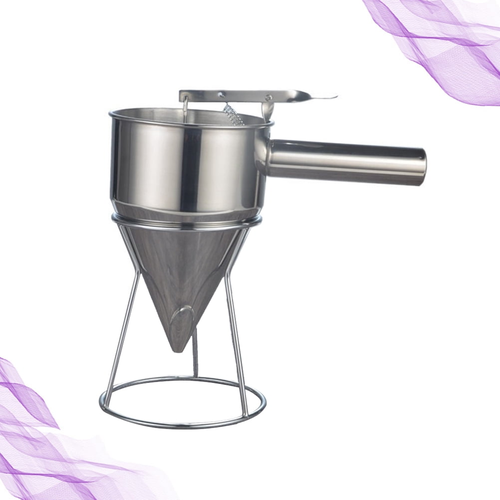 Dispenser Batter Pancake Funnel Pourer Cake Steel Stainless Balls