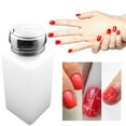 Dispenser Bottle For Nail Polish Remover Push Down Empty Ceramic Bits