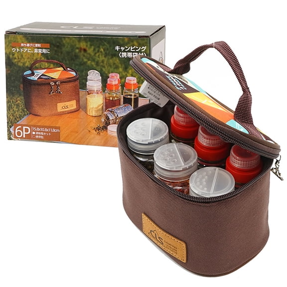 Dispenser Holder,Portable Empty Spice Containers Set With Spice Containers