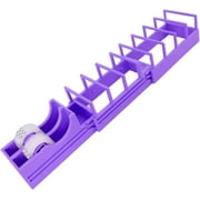 Dispenser for Wrapping, Portable Foldable Double Roll Tape Dispenser Assistant, Multi Roll Ribbon Cutter Machine or Packaging, Crafting, Wrapping Presents, Strong & Sturdy