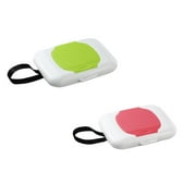 Dispensers Refillable Wipe Holder Baby Wipe Box Case For Indoor Outdoor Reusable Travel Wet Wipe Container Wet Organizer Blanket Storage for Bedroom See through Storage Yarn Storage Photograph