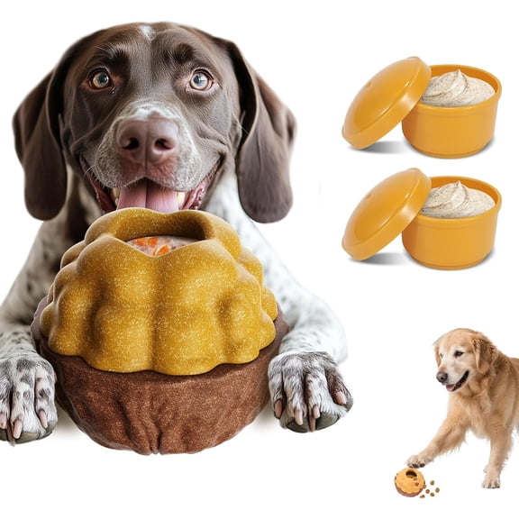 Dispensing Enrichment Toys for Aggressive Chewers to Keep Them Busy,Interactive Indestructible Frozen Molds for Small Large Dogs ( )