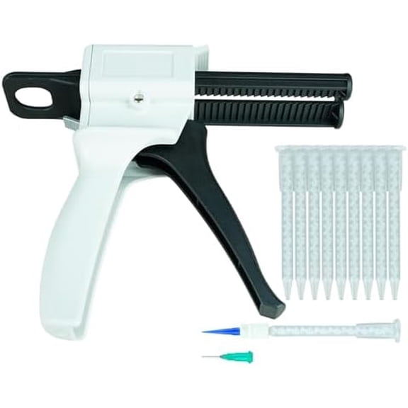 Dispensing Gun Kit Mixing Dispenser Gun with Mixing Nozzle and Tip for 50ml$$Tools & Hardware Other