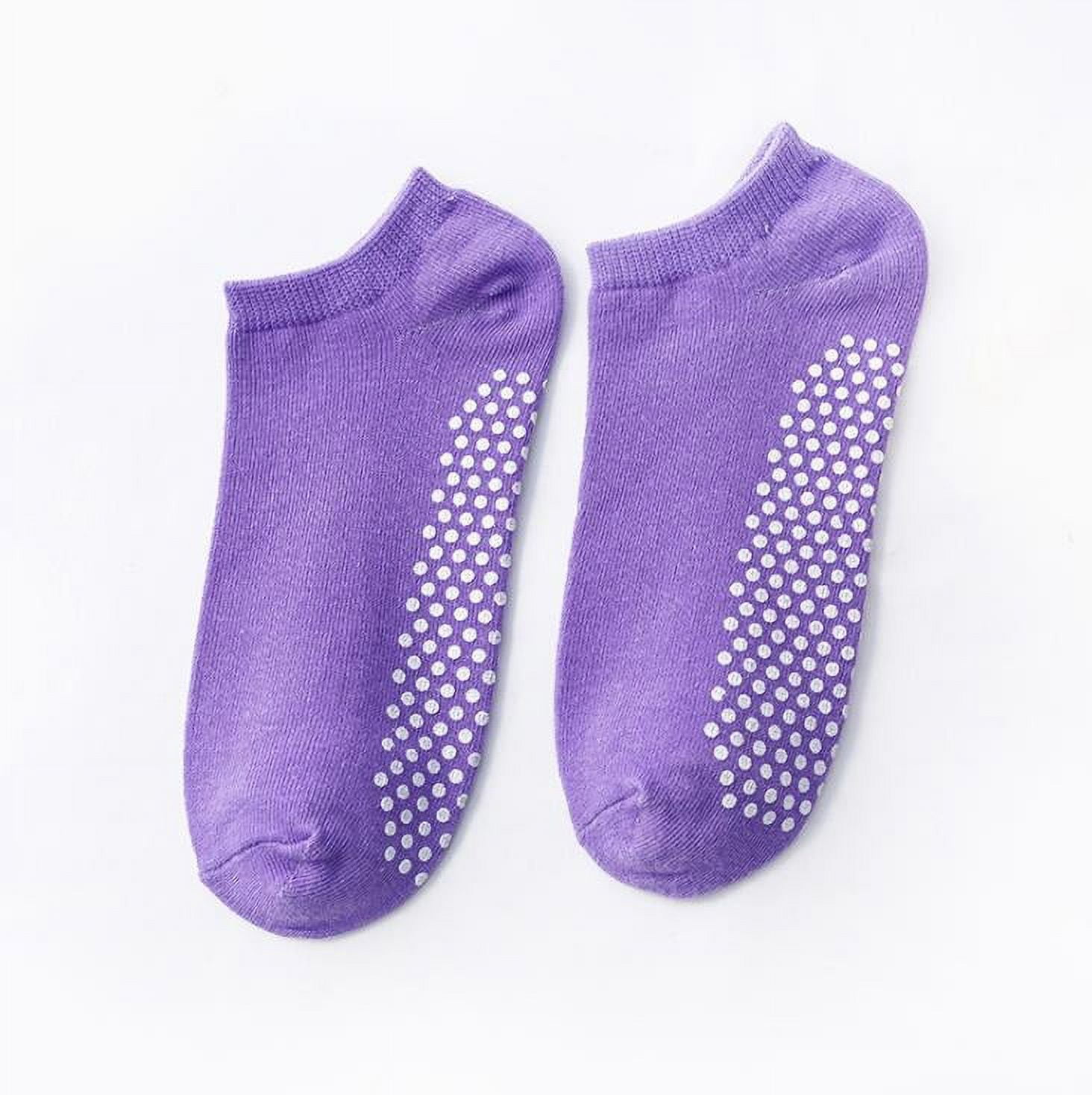 Women's Breathable Pilates Socks Fitness Sports Non slip Backless Yoga  Socks Pilates Perfect for Barefoot Training in Ballet Dance[pink]