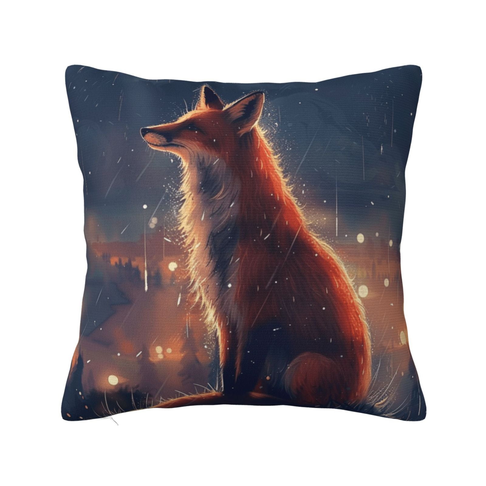 Displaced animals Pillow cover square cushion cover suitable for