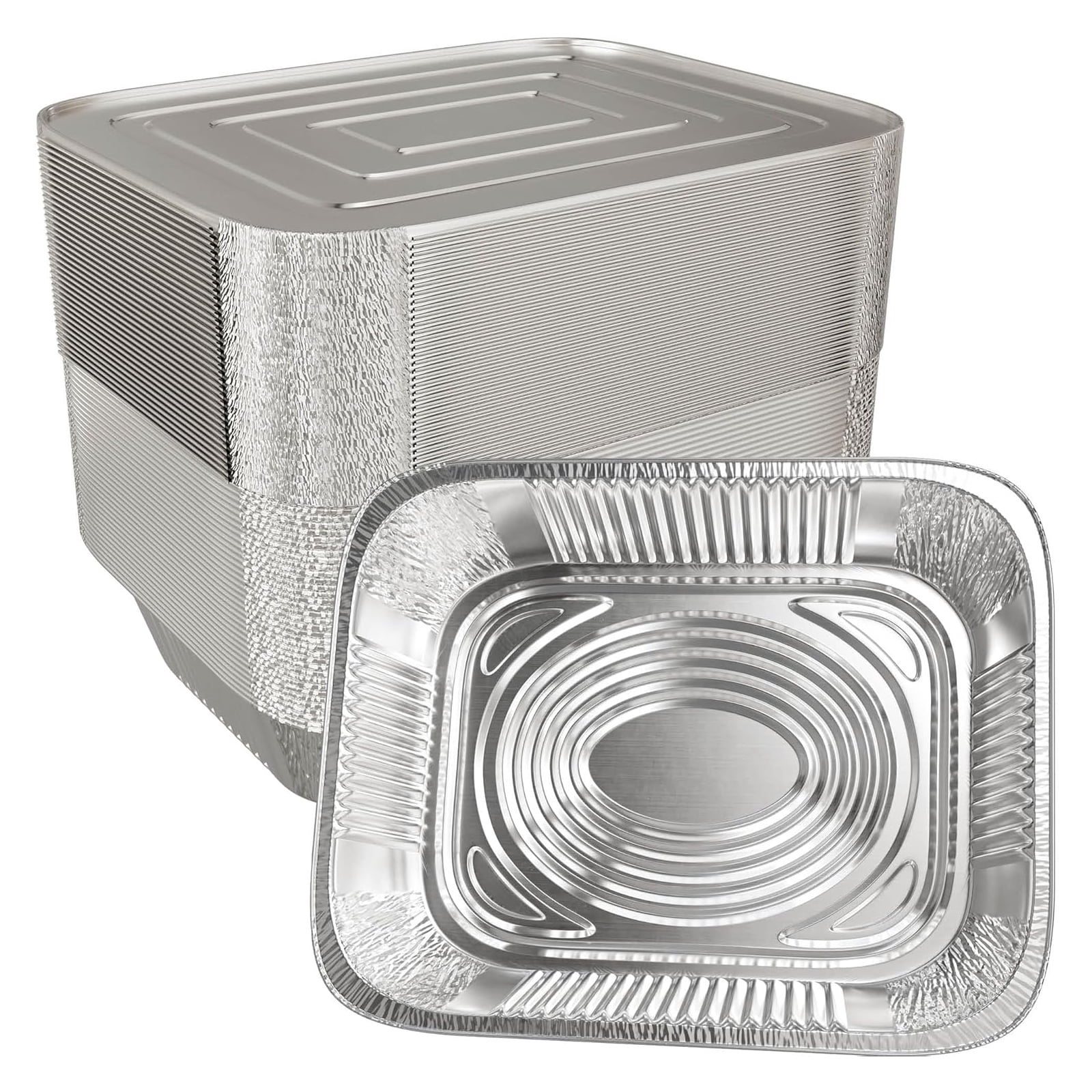 LDNIO Aluminum Pans with Lids 9x13 - 10 Pack Disposable Foil Pans ...