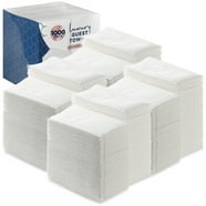Efavormart 20 Pack White Gold Soft Linen-Like Paper Napkins With Gold ...