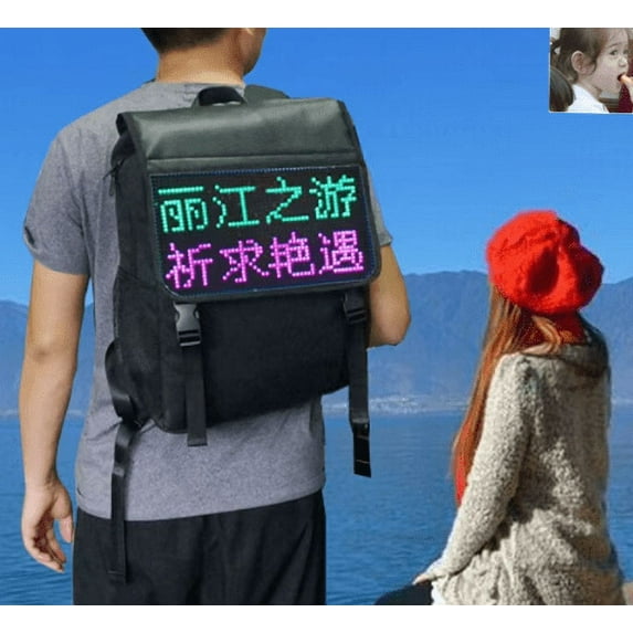 Display Backpack LED Music LCD,Backpack with LED Display