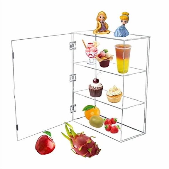 Display Box Bakery Pastry Display Case Donut Display Shelf Cake Cupcake Retail Display (B Type:14inch)