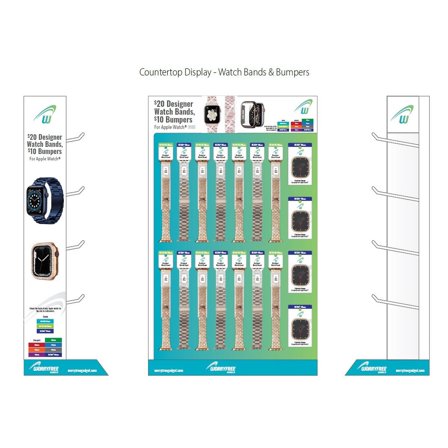 Display Box with 45pcs Replacement Bands for Apple Watch- Assorted Styles & Colors