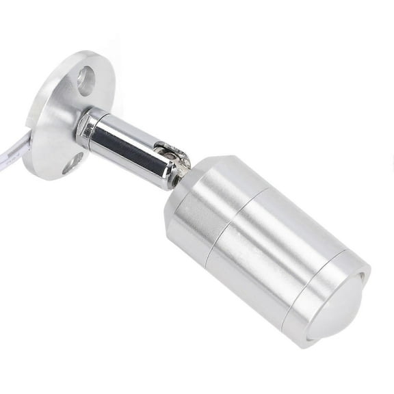 Display Cabinet Spotlight Adjustable Angle Mini LED Showcase Light for Jewelry Cabinets Shelves Silver AC 220V
