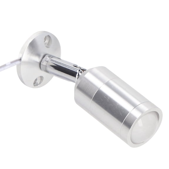Display Cabinet Spotlight, Adjustable Mini LED Showcase Light for Jewelry Cabinets, Silver, AC 220V
