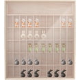 thumbnail image 1 of Display Case, 50 Compartments Model Storage with Acrylic Door, 6-Tier Wall Mount Miniature Display Showcase, Collectibles Storage Shelf Figurine Display Rack Boxes for Pop Vinyls, Toys, Dolls, 1 of 9