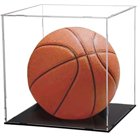 Display Case for Collectibles Assemble Clear Acrylic Box Alternative Glass Case for Display Action Figures Home Storage & Organizing Toys (11.8x11.8x11.8 inch; 30x30x30 cm)