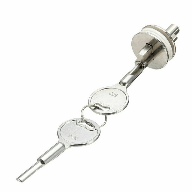Display Case Sliding Glass Door Lock With Keys Counter Jewelry Cabinet ...