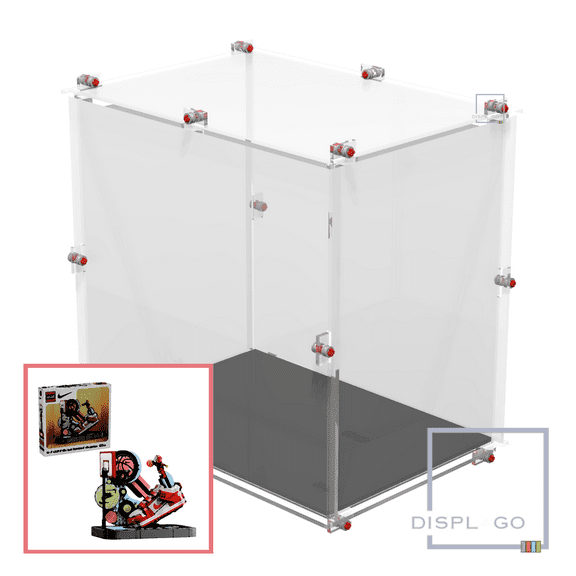 Display Case for LEGO 43021 Nike Dunk Trickshot (Black case)