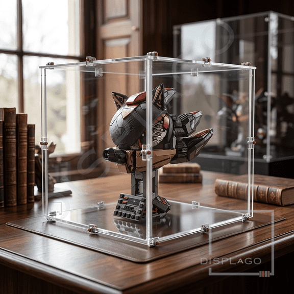 Display Case for LEGO 77000 Shadow the Hedgehog (Clear base)