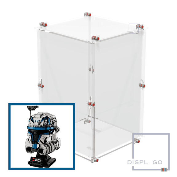 Display Case for LEGO STAR WARS 75349 Capitan Rex Helmet space