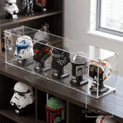 Display Case for LEGO® any 5 Helmets (Black base)