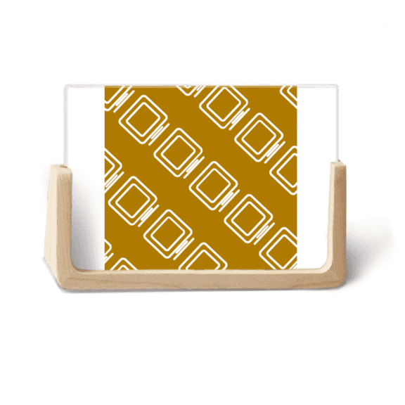 Display Computer Seal Patterns Photo Wooden Photo Frame Tabletop Display