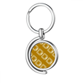 thumbnail image 1 of Display Computer Seal Patterns Rotating Keychain Metal Keyring Holder, 1 of 2