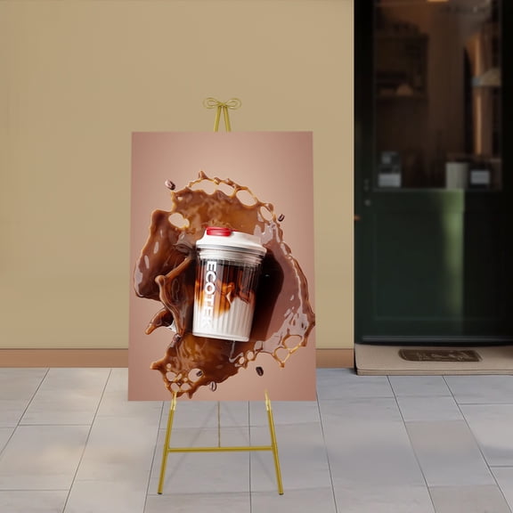 Display Easel Stand Floor Standing Easel Display Stand For Wedding Party