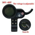 Display Flat Head Electric Scooter 36V 48V 52V 60V Display Brushless