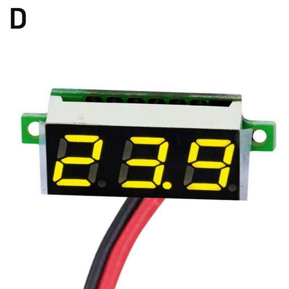 Display LED Digital Voltmeter Voltage Tester Meter HOT 0-30V Red Blue Ye I8P8