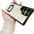thumbnail image 1 of Display Logo CD Pattern Plating Phone case, Clear Phone case, TPU Material, Anti-Drop, for Samsung Galaxy S23 S22 S21 Note20 Note10 Ultra Plus Phone Case (Green,S20 FE), 1 of 8
