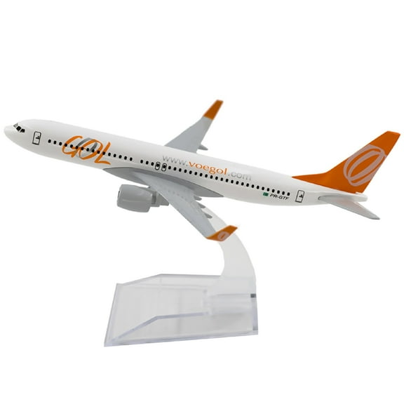Display Model Toy Gift Alloy Aircraft Model Brazil GOL 737 Collectible for Aviation Enthusiasts, 16cm APPLAYERR Spare Part