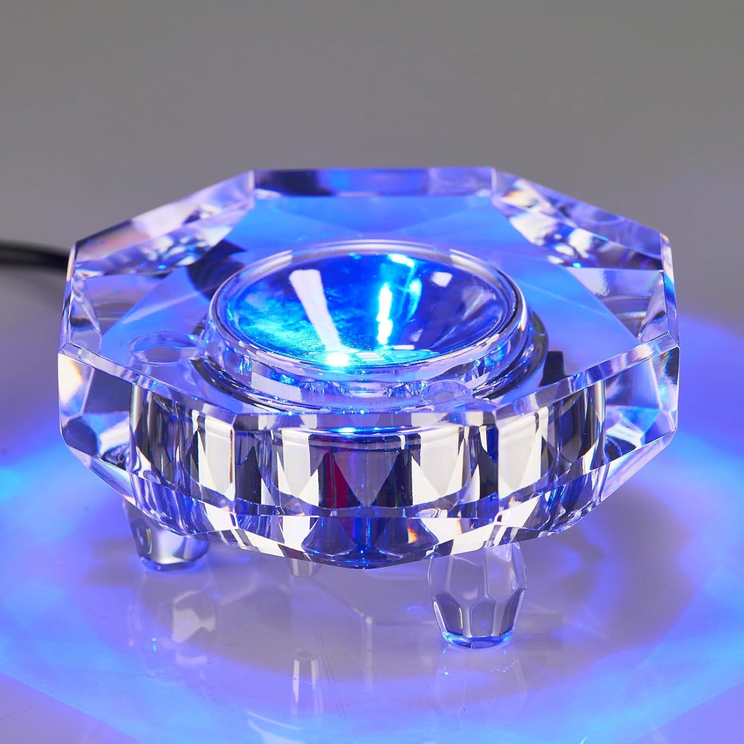 Color Light Base Display Multicolor LED Light Base for Crystal Glass Art, Acrylic ...