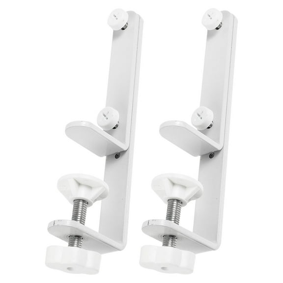 2pcs Pegboard Desk Bracket Pegboard Table Mount Desktop Connector Shield Holder Desk Shelf Clamp Support Pegboard Installing Tool For Garage Kitchen Home
