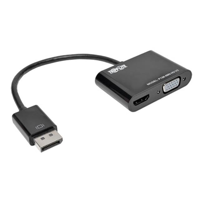 Display Port 1.2 to VGA & HDMI All-in-One Converter Adapter