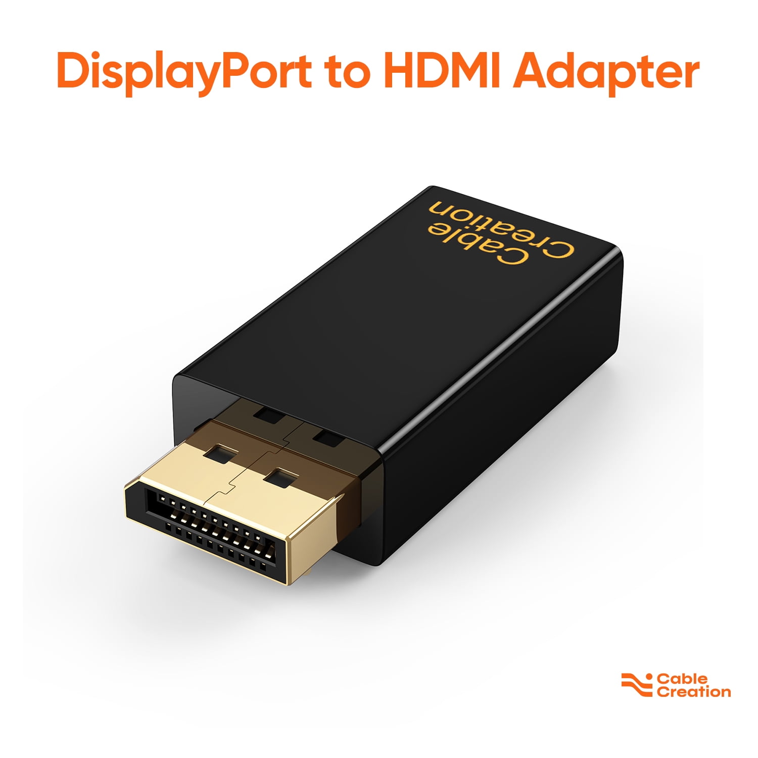  BENFEI 4K DisplayPort to HDMI Adapter, Uni-Directional DP 1.2  Computer to HDMI 1.4 Screen Gold-Plated DP Display Port to HDMI Adapter  (Male to Female) Compatible with Lenovo Dell HP and Other