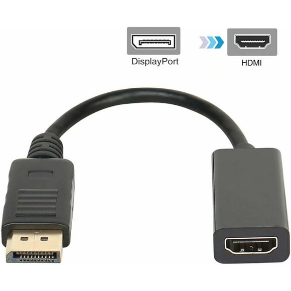 Displayport DP to HDMI Adapter Cable deliver High Definition digital audio video signal to display in packet data format