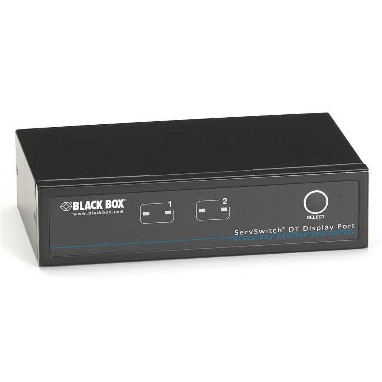 Display Port KVM with USB & Audio - Black