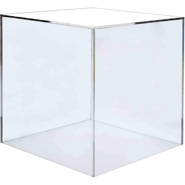 Display Riser Box With One Open Side Versatile Clear Square One Piece ...