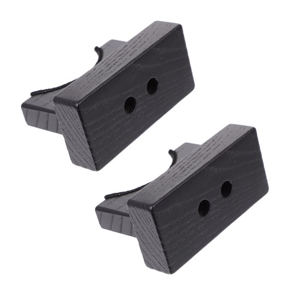 2-Pack Wooden Baseball Bat Display Stand Holder Rack for Sports Equipment Storage and Organization