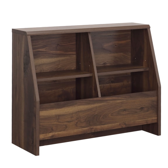 Display Shelves, Bookcase, Brown finish, Brown Wooden Display Shelves,Engineered Wood Shelving Units, Furniture Primary Living Space Display, Shelving & Etageres Bookcase, Brown finish
