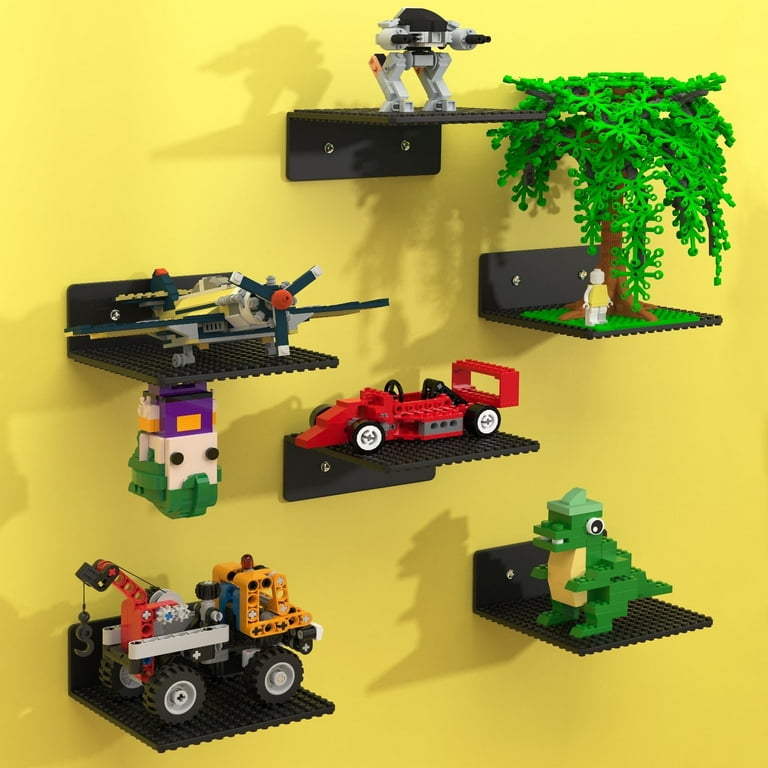 Display Shelves Compatible with LEGO Building Bricks – Inch