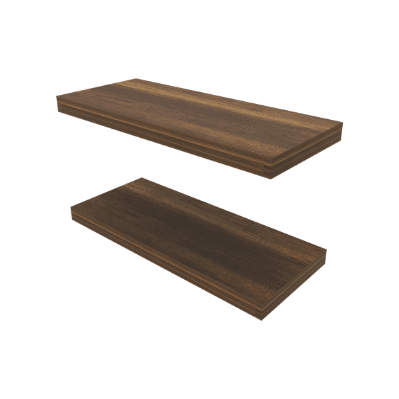 Display Shelves, Floating Shelf Dallas, Living Room, Caramel, Brown Shelving Units,Engineered Wood Wooden Display Shelves, Furniture Primary Living Space Display, Shelving & Etageres Floating Shelf D
