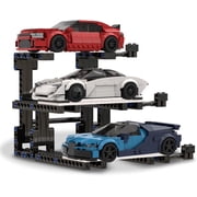 Cobers Display Stand Compatible with Lego Speed Champions Cars 3-Tier Showcase for Models 76918,76923,76934,76919,76909,76914,76917, and More   Stand with Driver s Display Gift for Collectors