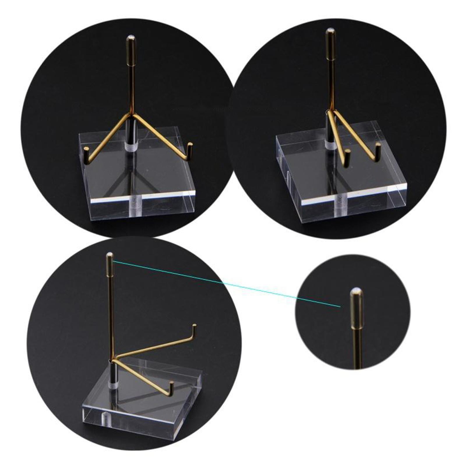 Display Stand Geode Fossil Mineral Rock Crystal Ball Agate Acrylic ...