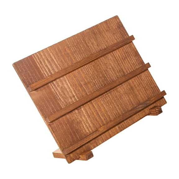 Display Stand Handmade Jewelry Display Holder Wood Texture for Earrings Card