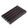 thumbnail image 1 of Display Stand Rack Coin Holder 4-Row Torched Wood Display Holder Stand, 1 of 5