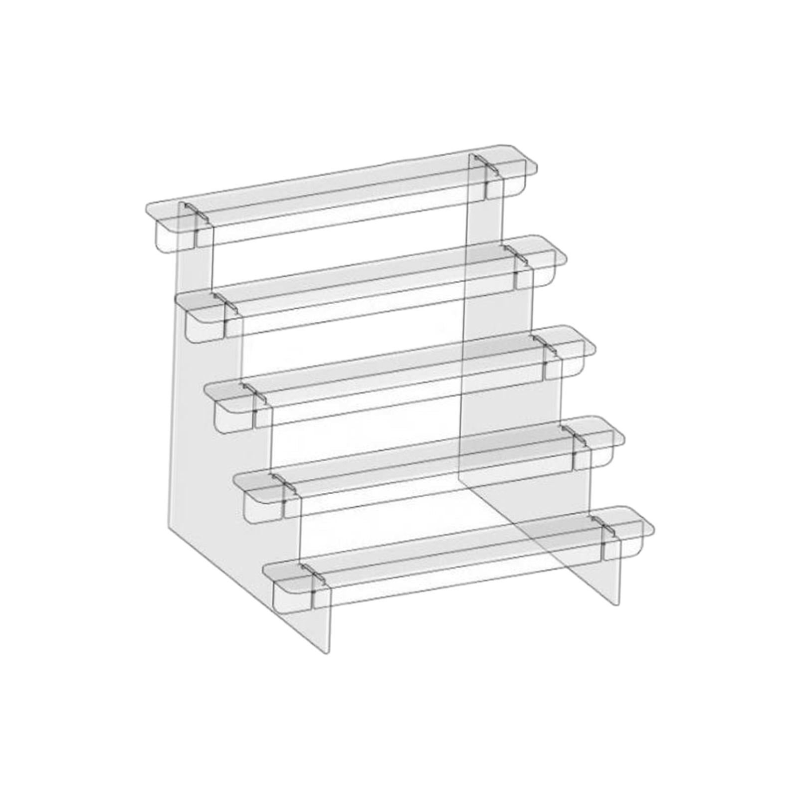 Display Stands,Clear Acrylic Display Stand Counter Retail Riser,Jewelry