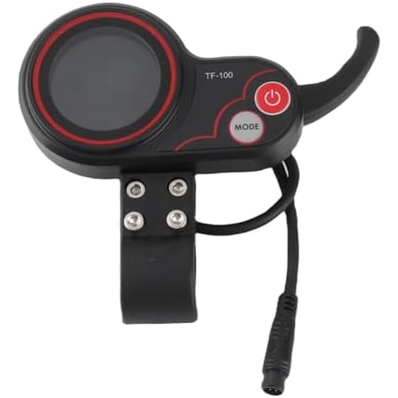 Display Thumb Throttle, 2 in 1 Universal Speedometer Manual Control Panel, with 6pin Connector Interface, for Electric Bike Scooter