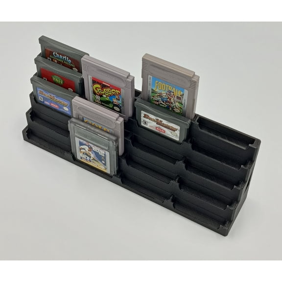 Display Tower, Rack, Case for Game Boy Advance, Game Boy Color, and Original GB Games - Holds 20 Games