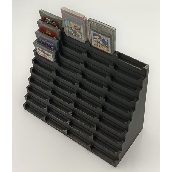 Display Tower, Rack, Case for Game Boy Advance, Game Boy Color, and Original GB Games - Holds 40 Games